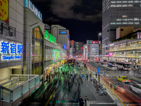 Shinjuku on the move