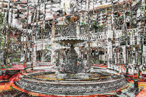 Raffles Hotel Fountain